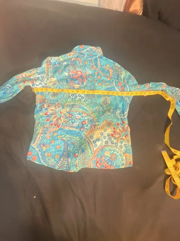 Lauren Ralph Lauren Paisley Print Button-Down Shirt - Image 11