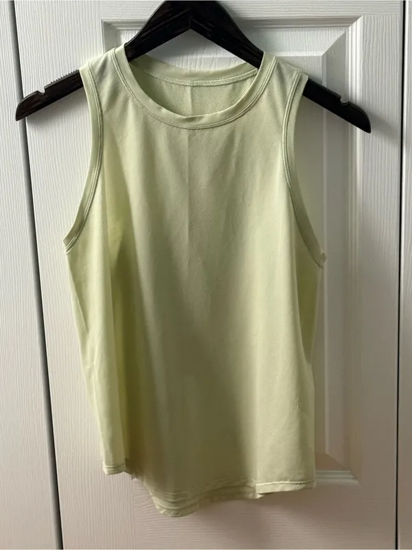 Lululemon Lightweight Racerback Tank in Light Yellow - Image 2
