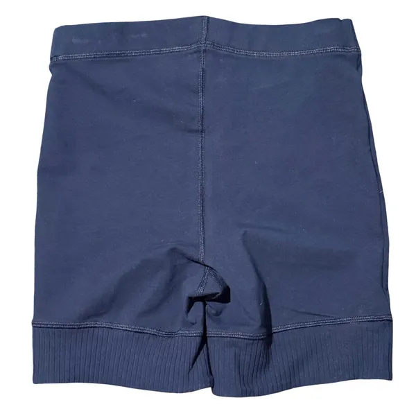 Free People Movement Victory Biker Shorts high-rise logo Navy Blue size‎ Small - Image 3