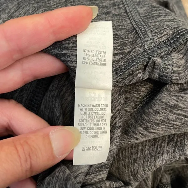 Offline by Aerie Womens The‎ Hugger Foldover Jogger Pants Charcoal Size XS - Image 6