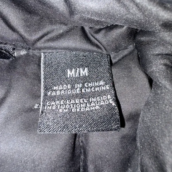 Marmot Black Quilted 800 Fill Goose Down Puffer Jacket Coat Medium - Image 9