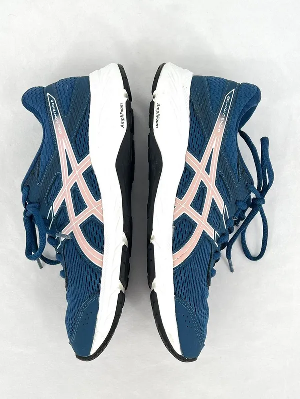 ASICS Gel Contend 6 Navy Maco Blue Pink Accents Mesh Running Shoes Women’s US 7 - Image 4