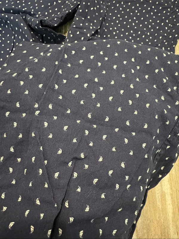 J. Crew Classic pajama pant Navy sailboat print Pajama Pants medium - Image 2
