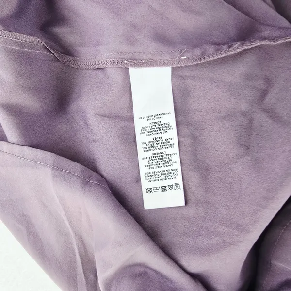 ASOS NWT Lavender Maxi Dress Pleated V Neck Sleeveless Tie‎ Waist Size 2 - Image 6