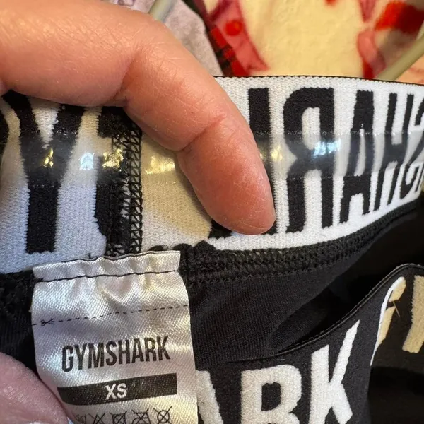 Gymshark Black Seamless Leggings XS Gym Workout Athletic Athleisure - Image 3