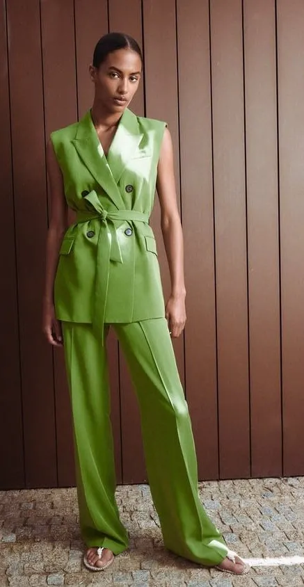 ZARA Belted Vest - Image 2