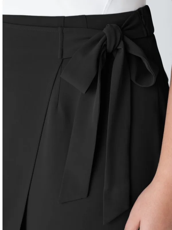 Halara High Waisted Tie Side Wide Leg Work Pants - Image 10