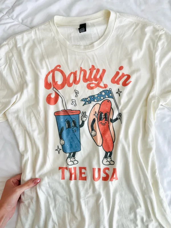 Etsy Cute Party In the USA tee - Image 2