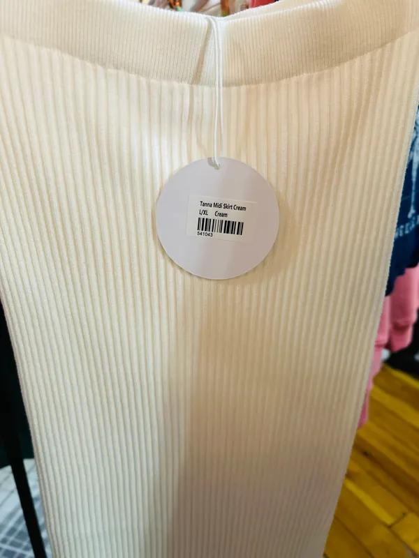 Princess Polly Off White Midi Skirt - Image 8