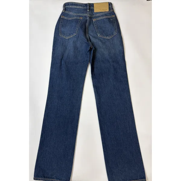 Rag & Bone Women's Straight Leg Jeans Size 23 Stone Wash 100% Cotton Button - Image 3