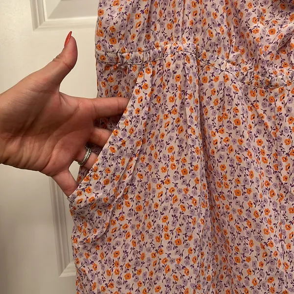 NWOT J Crew Floral Romper - 100% Silk - Image 3