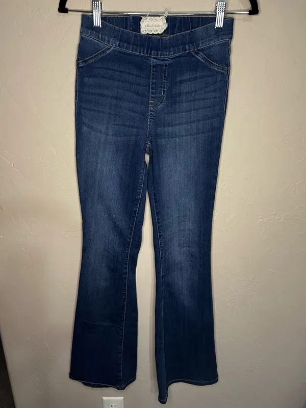 Altar'd State Flare Pull‎ On Boho Denim Jeans - Image 2