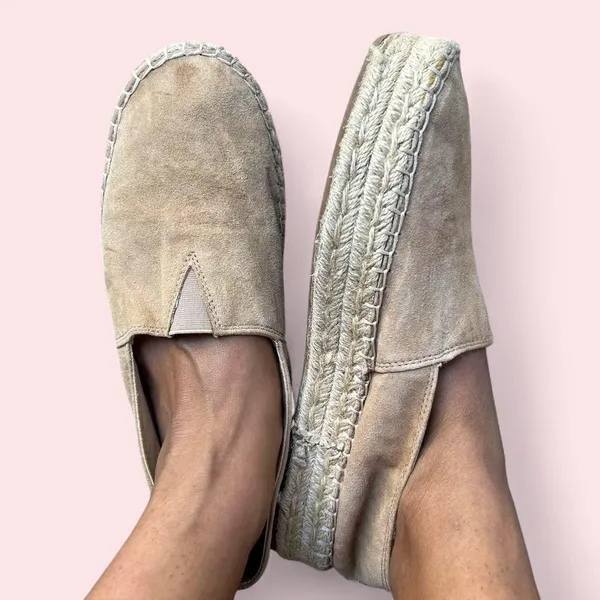 Beige suede Sam Edelman espadrilles - Image 7