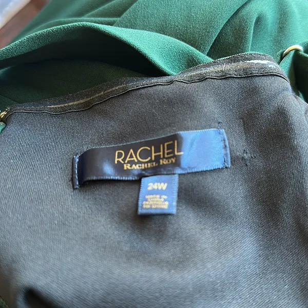 NWOT Rachel Rachel Roy Wide Leg Jumpsuit Belted In Pine Green - Image 8