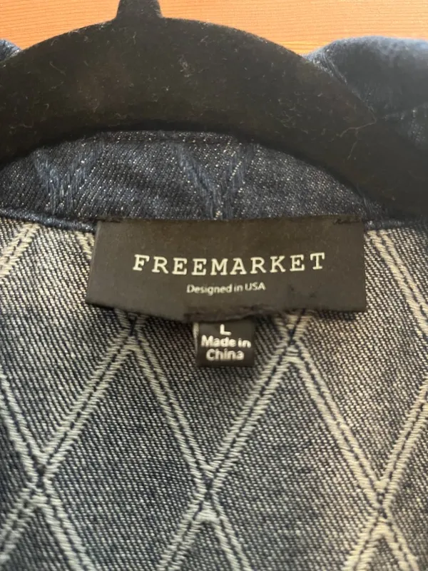 Freemarket Confident Strides Denim Midi Dress in Large - Image 5