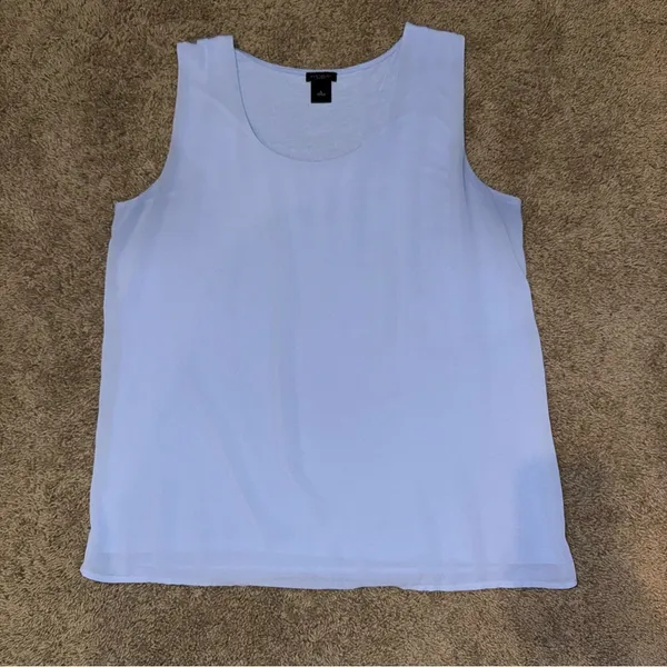 Ann Taylor Factory Light Blue Tank Top - Image 5