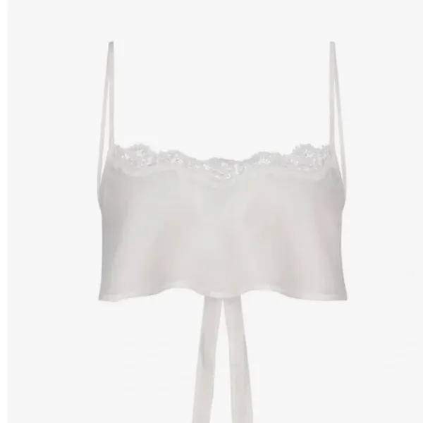 Skims Silk Bridal Robe and Tap Short Set + Cropped Cami Size Medium NWT - Image 3