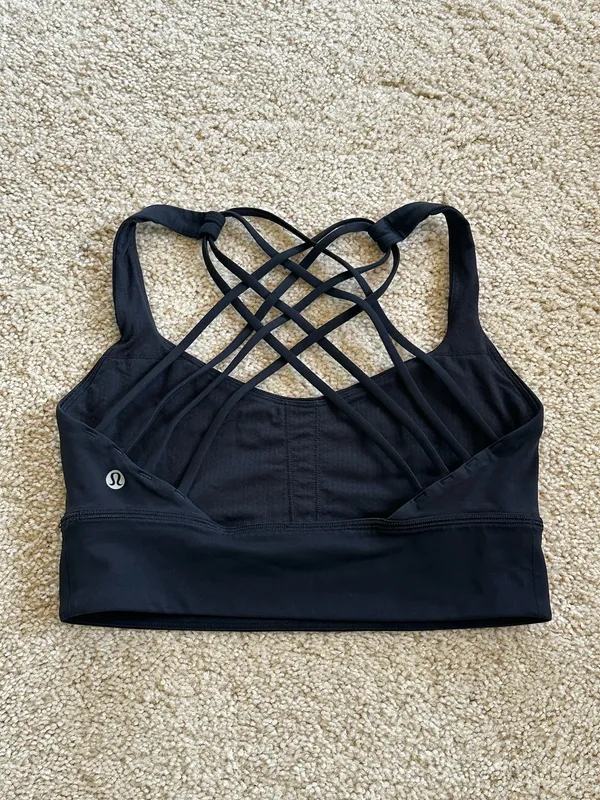 Lululemon Free to Be Bra Wild Long Line Black - Image 7