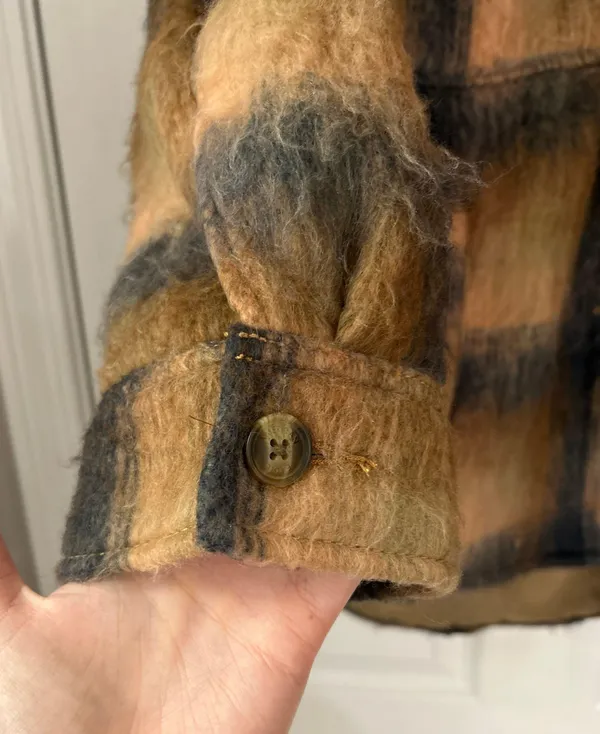 American Eagle Brushed Plaid Shacket - Image 3