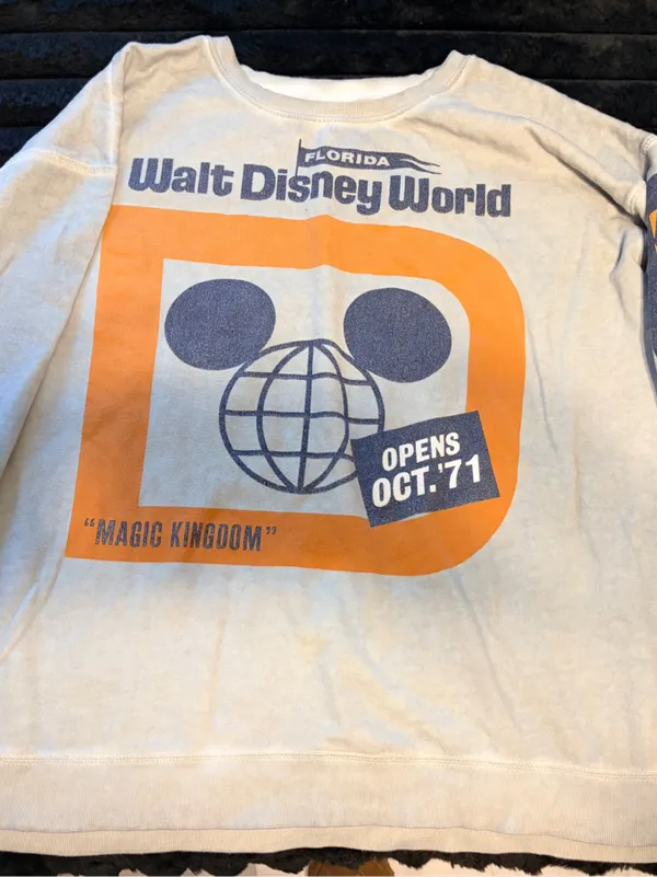 Disney Long Sleeve Graphic Tee - Cream/Orange - Image 2