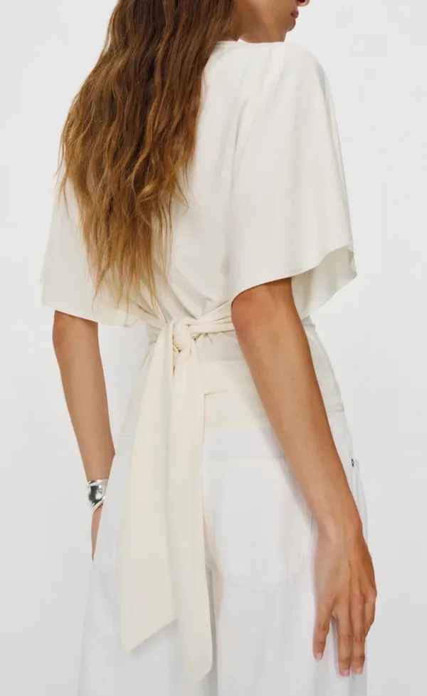 Reformation Avery Knit Top fior de latte - Image 2