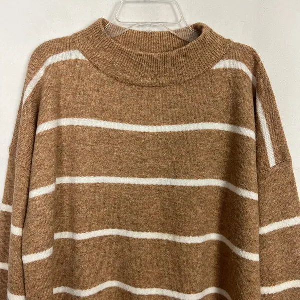 A New Day Oversized Chunky Striped Sweater Size XS - Image 4