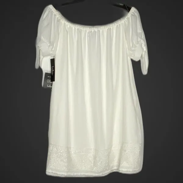 Lulu's Tunic Dress White NWT‎ - Image 2