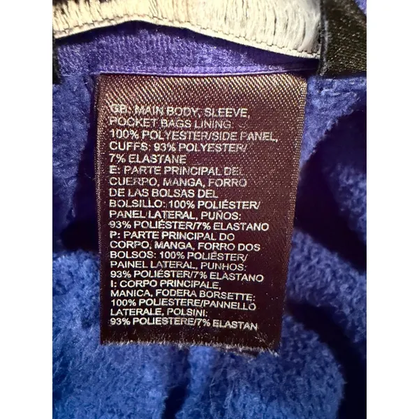 The North Face Womens Large Blue Full Zip Fleece Jacket NF00CP9Z FA16 - Image 6