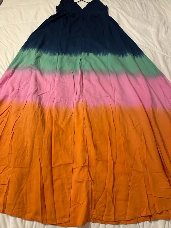 Tiare Hawaii Day Dream Women’s Multicolor Ombre Maxi Dress - NWT - Size S/M - Image 5