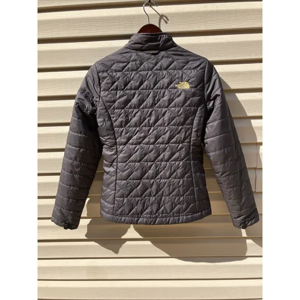 Women's The North Face Quilted‎ Lightweight Puffer Small Black Gold - Image 3
