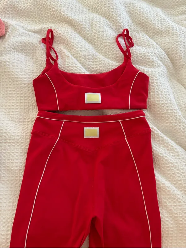 Yllw The Label Athletic Set Red Size XS - Image 5