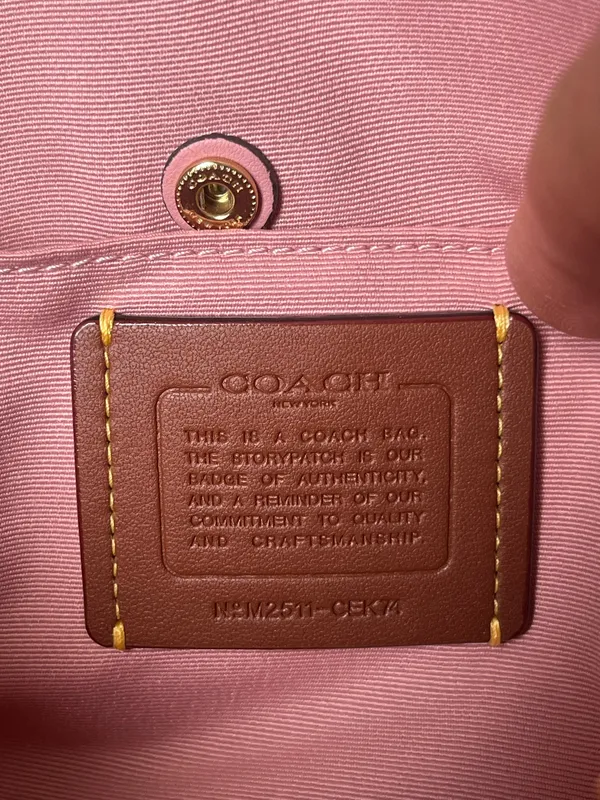 Coach Mini Carey Crossbody Bag In Signature Canvas With Charms - Image 13