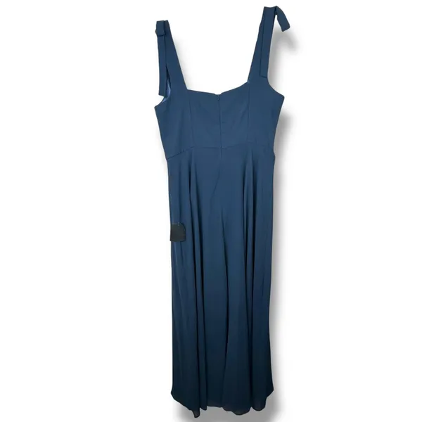 NEW Lulus Love Me Forever Navy Blue Tie-Strap Square Neck A-Line Maxi Dress XL - Image 7
