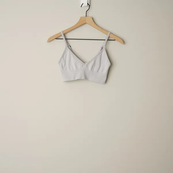 Lululemon Ebb To Street Bra II Sports Athletic Adjustable Spaghetti Straps Gray - Image 2