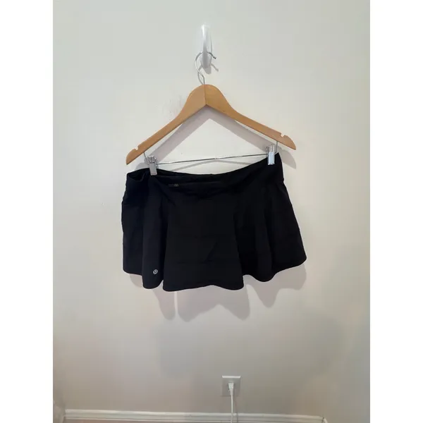Lululemon Pace Rival Skirt Size 12 Black‎ - Image 5