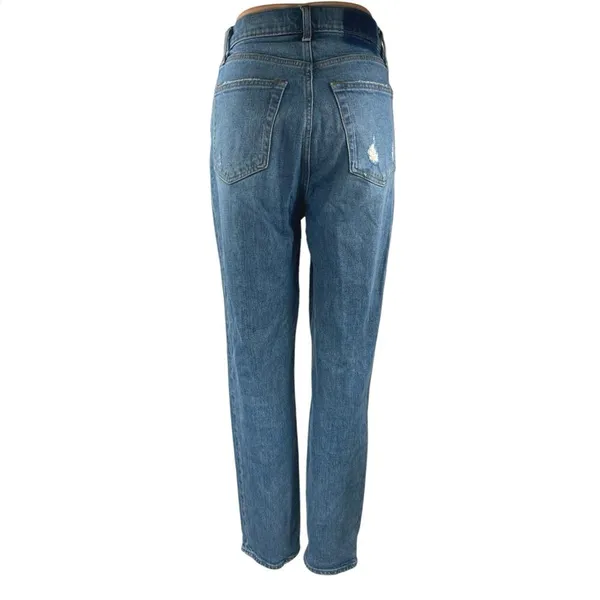 Abercrombie & Fitch 90's Straight Women's Blue Ultra High Rise Denim Jeans Sz 28 - Image 3