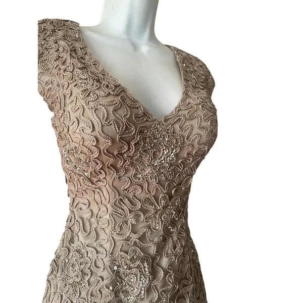 Sue Wong Beaded Dress - Image 4