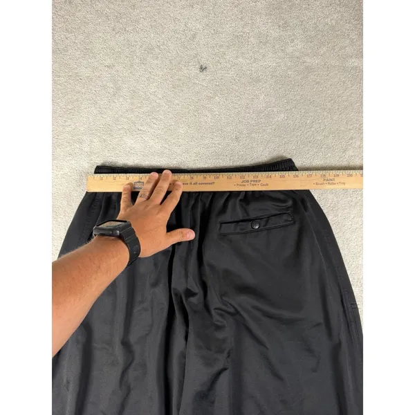 Air Jordan Track Pants Mens XXL Athletic Black White Stripe Ankle Zip Baggy Wide - Image 10