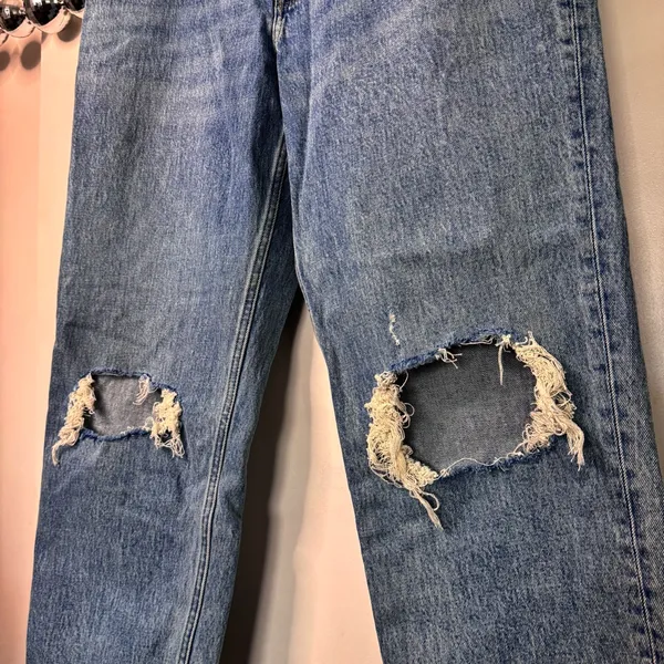 Abercrombie NEW 90s Straight Ultra High Rise Jeans - Image 5