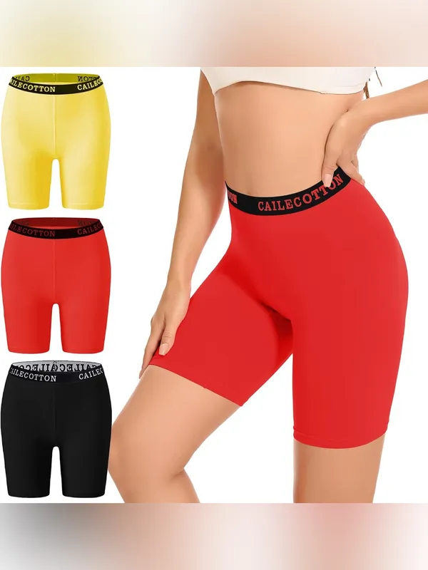 Womens High-waist biker shorts - Image 2