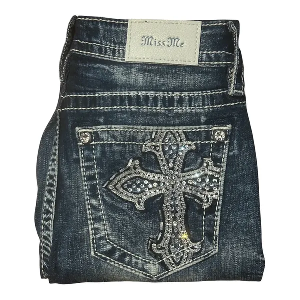 Miss Me Jeans Size 25/31 Skinny Worn Once - Image 2
