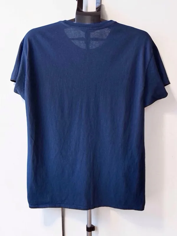 Hanes Game Day Football Bow Graphic Tee Navy Blue Large - Image 3