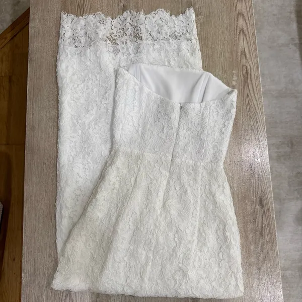 Park & Fifth Maxi Dress White Size XXS - Image 6