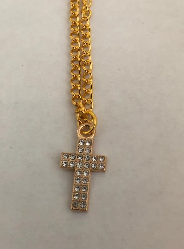 Gold Cross Necklace  - Image 2