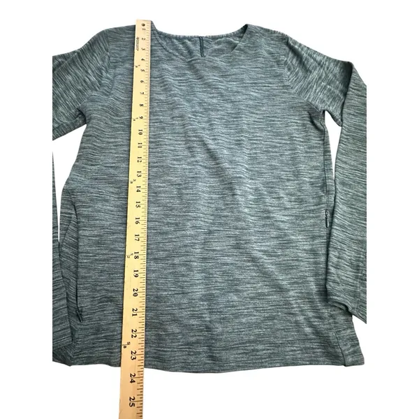 Lululemon Long Sleeve Shirt Women's Size 6 Green Super Soft Athleisure #K12-3‎ - Image 6