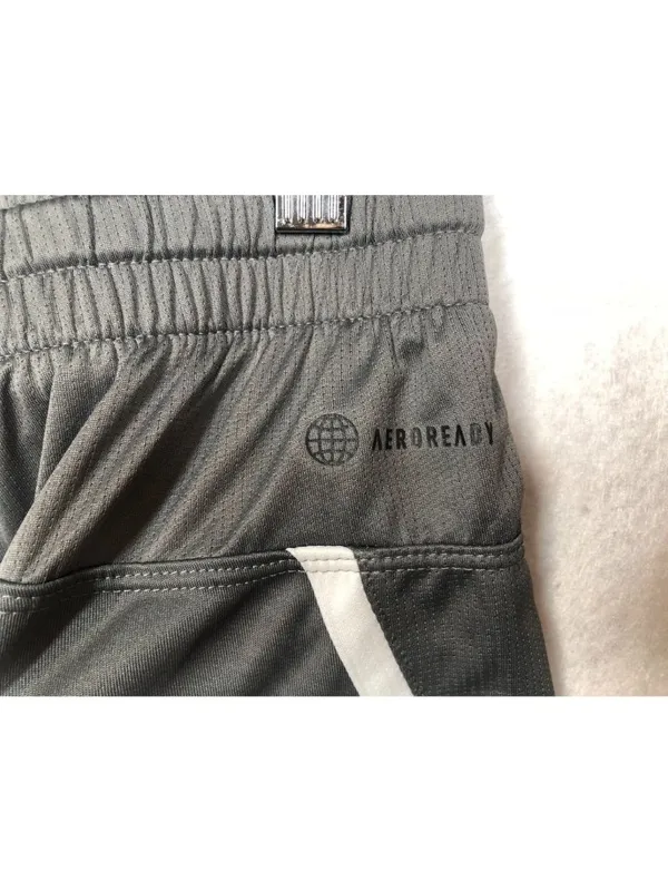 University of Wisconsin La Crosse Adidas Team Issued Knit Shorts Gray Women's S - Image 5