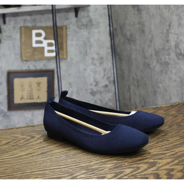 NWT MIA Rasia Womens Round Toe Ballet Flat Sandals GS1578607 Navy Blue 6.5M - Image 4