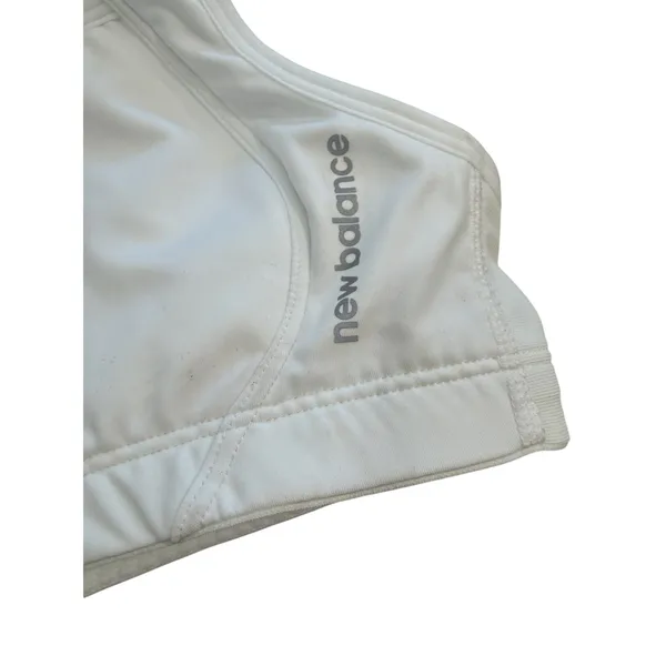 New Balance Breakthrough High Impact Sports Bra White 32B NWOT NB DRY Running - Image 8