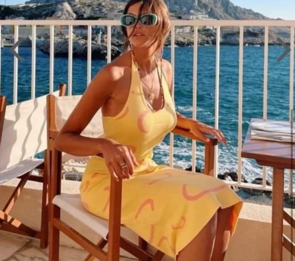 Verge Girl Yellow Knit Dress - Image 2