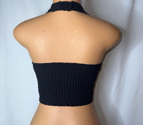 FANCY Y2K black halter top - Image 5
